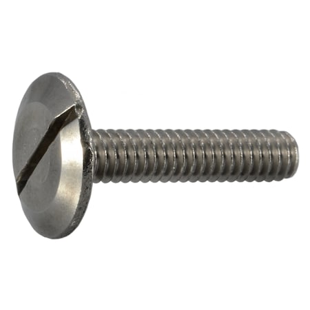 Midwest Fastener 1/4"-20 x 1-1/4 in Combination Phillips/Slotted Truss Machine Screw, Plain 18-8 Stainless Steel 53701
